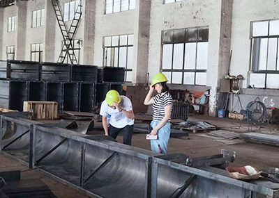 重慶三峰卡萬塔環(huán)境李工一行， 清華同方環(huán)境專家組來我工廠考察。